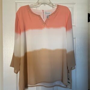 Alfred Dunner Women's Gradient Blouse